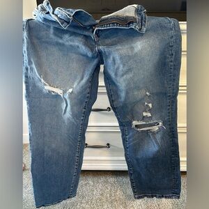 Mica 16W destructed stretch jeans